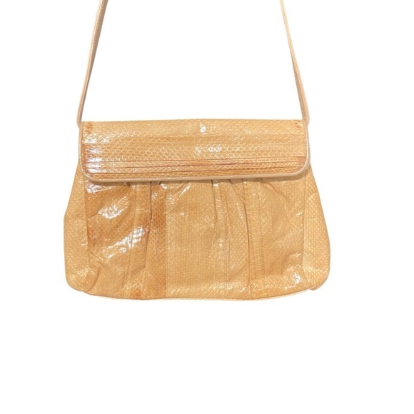 Vintage Clemente Brown Snakeskin
Bow Crossbody Bag - Picture 9 of 16